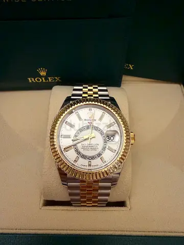 Rolex Sky-Dweller Two-Tone Gold/Steel – White Dial – Brand New – Full Set