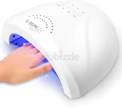 SUNUV 48W UV/LED Nail Lamp +  MelodySusie Portable 28000 RPM Electric Nail Drill (+ Free Gel Polish)