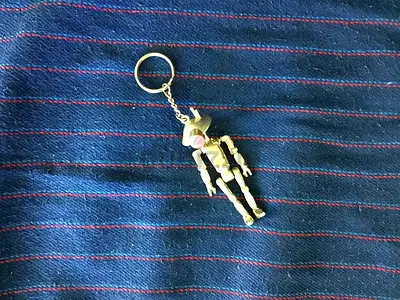 Vintage Star Wars “Pit Droid” Pewter Keychain