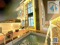 Villa for sale in Al Yasmin area with a swimming pool, excellent finishing, close to all services, a