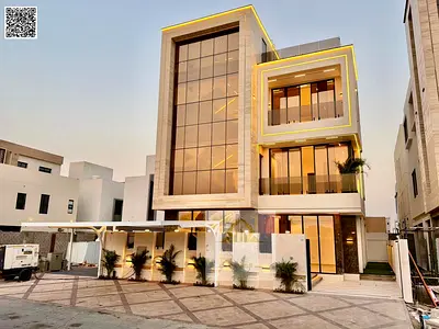 للبيع فيلا بسعر شامل رسوم التسجيل ومكيفات وكهرباء ومياه تشطيب راقي جدا طابقين وروف تملك حر لجميع الجنسيات