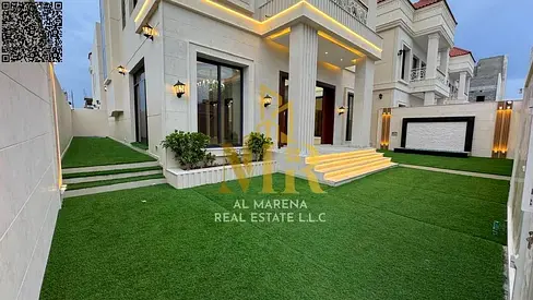Special cash discount! Villa priced inclusive of registration and title deed fees, located on the main street, ready to move in, in one of Ajman's mos