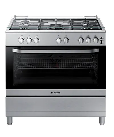 Samsung Stainless Steel 90cm Gas Cooker with Oven - Good Condition.