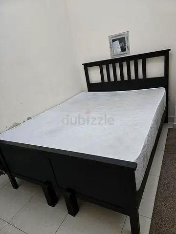 Bed,mattress, cupboard and drawer for sale