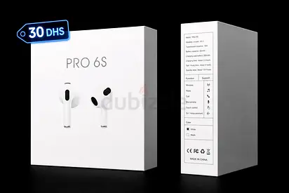Pro 6S Wireless Earbuds - Brand New Boxed
