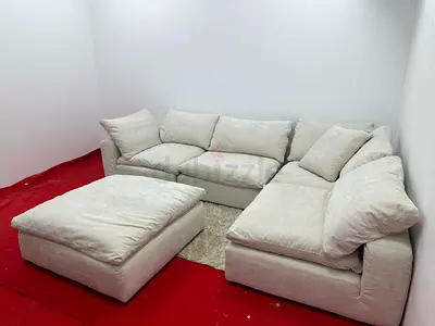Perfect condition marina home luscious sofa with footstool