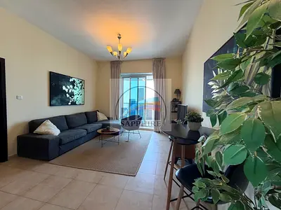 NEW TOWER NICELY FURNISHED TWO BHK WITH BALCONY WITH PART SEA VIEW HIGHT FLOOR AND PARKING