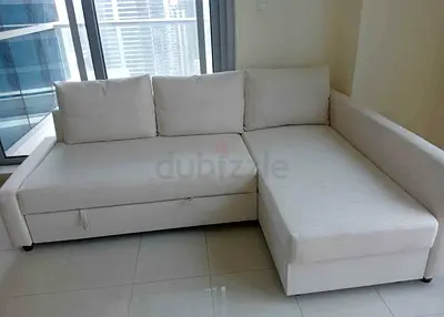 L shape sofa bed with storage model FRITHEN