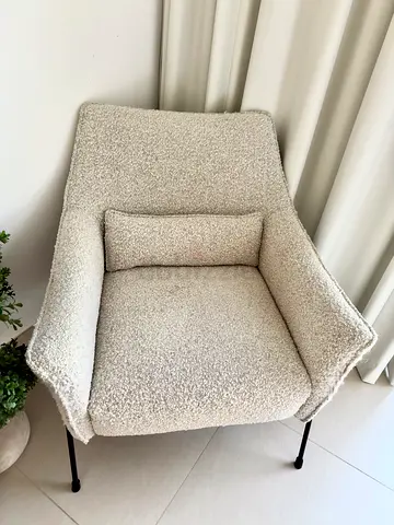 Modern Bouclé Accent Chair