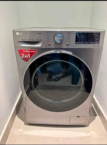LG washing machine 10 kg wash 7 kg dryer 2 in1