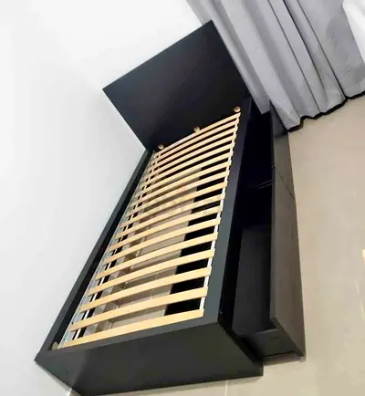 Ikea single bed with mattress underneath 2 storage drawers available in perfect condition