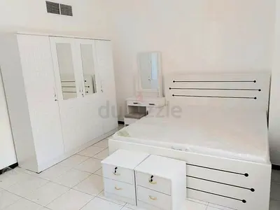 White 4-Piece Bedroom Set: Bed, Wardrobe, Dresser  Nightstand (Good Condition)