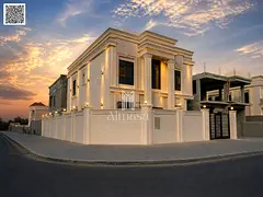 Luxury corner villa for sale in Al Helio 2 – Ajman | Classic design | Exceptional location