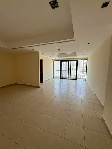 The finest and most luxurious two-bedroom apartment with a maid's room in Al Mamzar, Sharjah, with