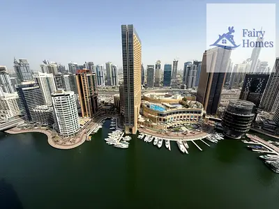 شقة مفروشة بغرفة نوم واحدة | إطلالة كاملة على المارينا والمدينة | شرفة
