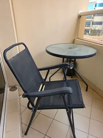 Balcony/Garden Round Table with 4 Chairs