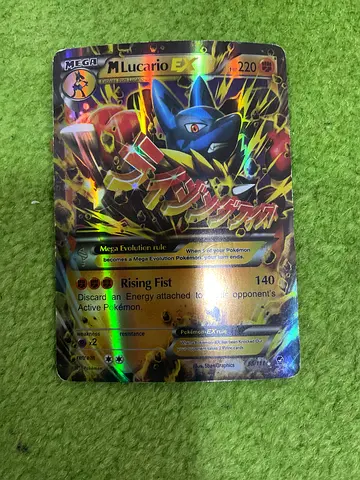 Mega Lucario EX Holo Pokémon Card (Collectible Trading Card)