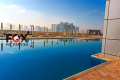 LUXURY 1BR FOR ANNUAL RENT IN CORNICHE RESIDENCE TOWERS | 1410 SQFT | CITY VIEW | 2 BATHS | PRIVATE