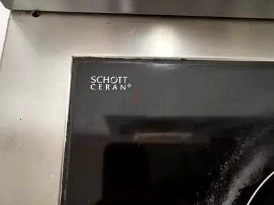 Schott Ceran Glass Electric Cooktop - Stainless Frame (Used)(one unit not working (repairable)minor