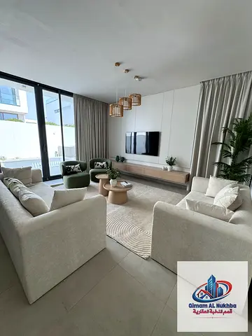 Luxury Smart Home Waterfront Villa in Al Hamriyah Sharjah with 4 Bedrooms, Private Island Setting, Fully Furnished Elegance