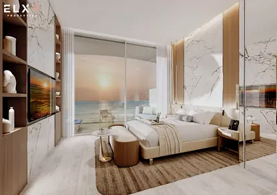 High Floor 1BR For Sale | Partial Sea & Downtown View | Pier Residences | Distress Deal (Lowest Market Price)