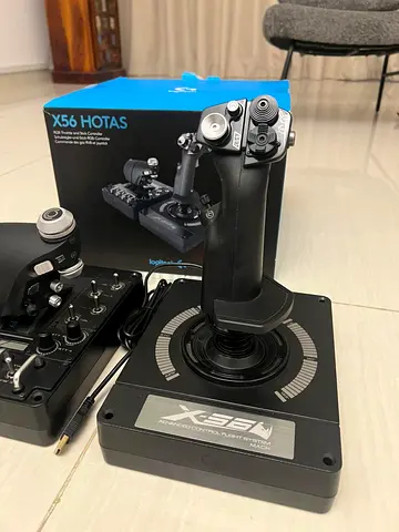 Logitech X56 HOTAS RGB Dual Throttle and Joystick - Good Condition