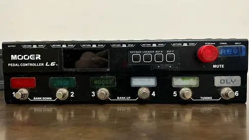 Mooer Pedal Controller L6 Programmable Loop Switcher