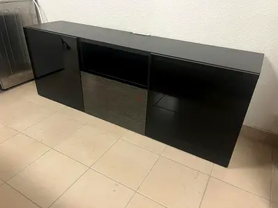 IKEA TV stand, black