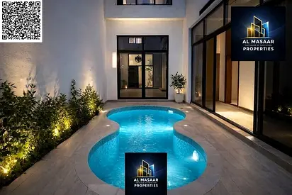 Villa for sale, two floors and a roof, 7 master bedrooms, with elevator, swimming pool, water and electricity.
