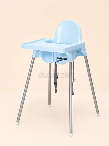 🔥 IKEA ANTILOP Highchair with Tray – Blue 🔥