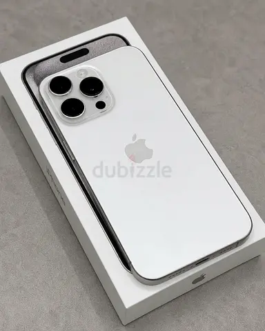 iPhone 15 Pro Max White - Excellent Condition with Box 1TB battery 98%