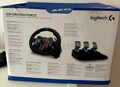 Logitech G29 Driving Force Racing Wheel with Pedals - Good Condition (Boxed)