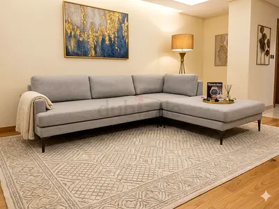 Great condition west elm model andes linen cotton fabric Sofa