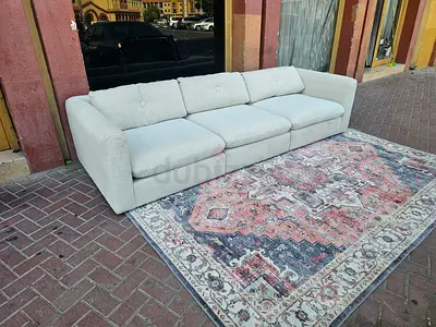 Cratebarrel three seater sofa