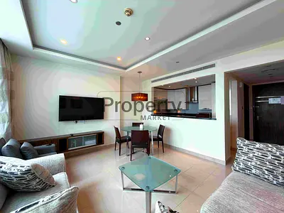 Furnished | High Floor | Balcony | Prime Location