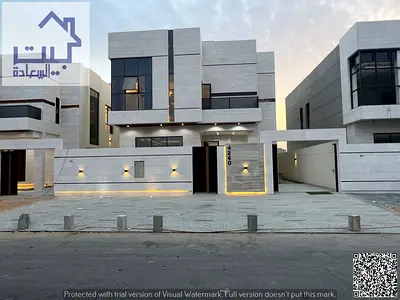 للبيع : فيلا مودرن فاخره بمنطقه الحليو 2 _ عجمان ( مسبح كبير خاص ) بسعر شامل رسوم التسجيل والتملك _ بجوار مجمع ازهي وكافه الخدمات _ تملك حر