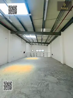 Warehouse with Mezzanine for Rent in Al Jurf 2 | 3,552 Sqft | AED 125,000 | Ideal for Storage &amp; 