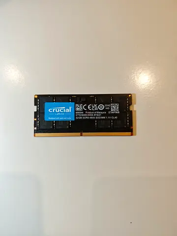 DDR5 SODIMM 32GB PC4800 Crucial