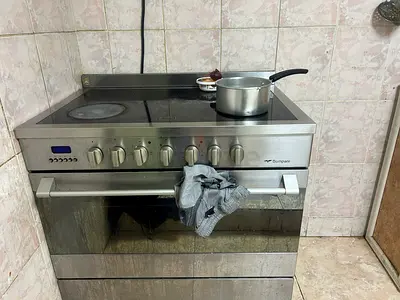Used Bompani Electric Range with Oven - 4 Hob Ceramic Top