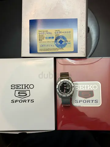 Seiko 5 Sports 1968 Recreation Limited Edition Black Dial Automatic SRPL05K1