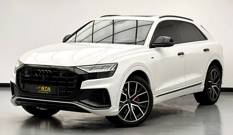 2019 Audi Q8 55TFSI Quattro S-line, 1 Year Warranty Unlimited Km, Full Service History, GCC