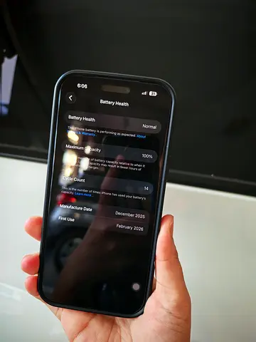 iPhone with 100% Battery Health — Great Condition