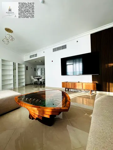 Spacious FurnishedTwo Bedroom | Stunning Sea and City Vistas | Monthly Rental at Corniche Residency