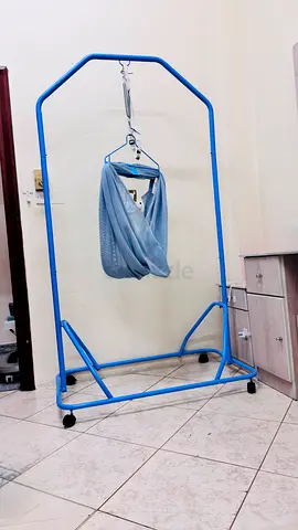 First step Baby hammock swing with sturdy metal frame and fabric sling