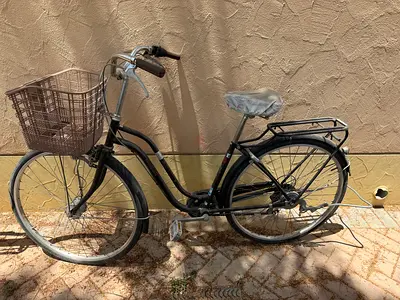 City Cruiser Bicycle with Front Basket and Rear Rack - Used