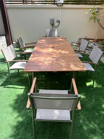 Garden Table and with 10 chairs