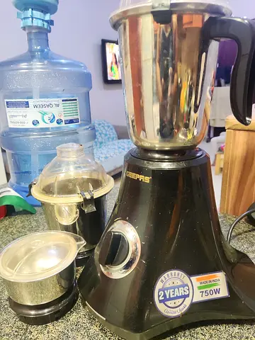 Used Geepas 750W Mixer Grinder with 3 Jars - Good Working Condition