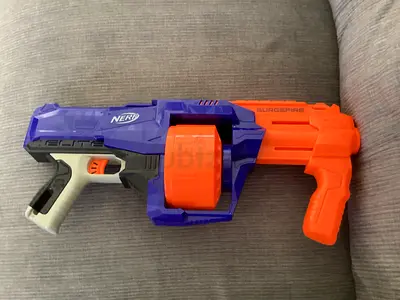 It is a nerf gun good condition surge fire CASH ONLY