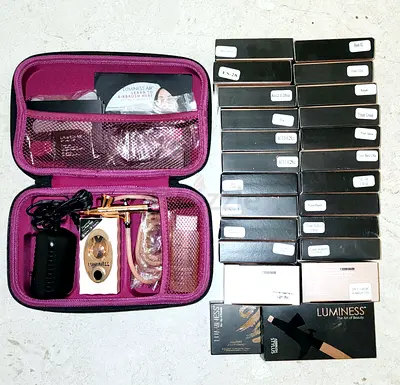 LUMINESS Icon Airbrush Makeup System + Massive Foundation Lot