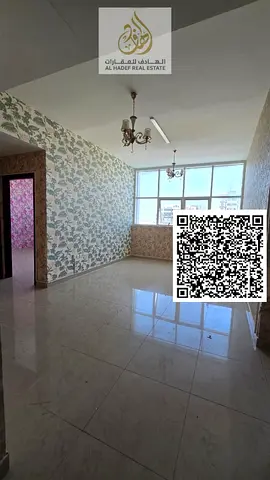 Two bedrooms and a living room in Al Hamidiya, opposite Ajman Court, 3 bathrooms + maid's room, clo